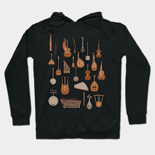 String Musical Instruments Hoodie